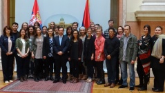 12. maj 2016. Potpredsednik Narodne skupštine prof. dr Vladimir Marinković sa ansamblom Ballet Magnificat!